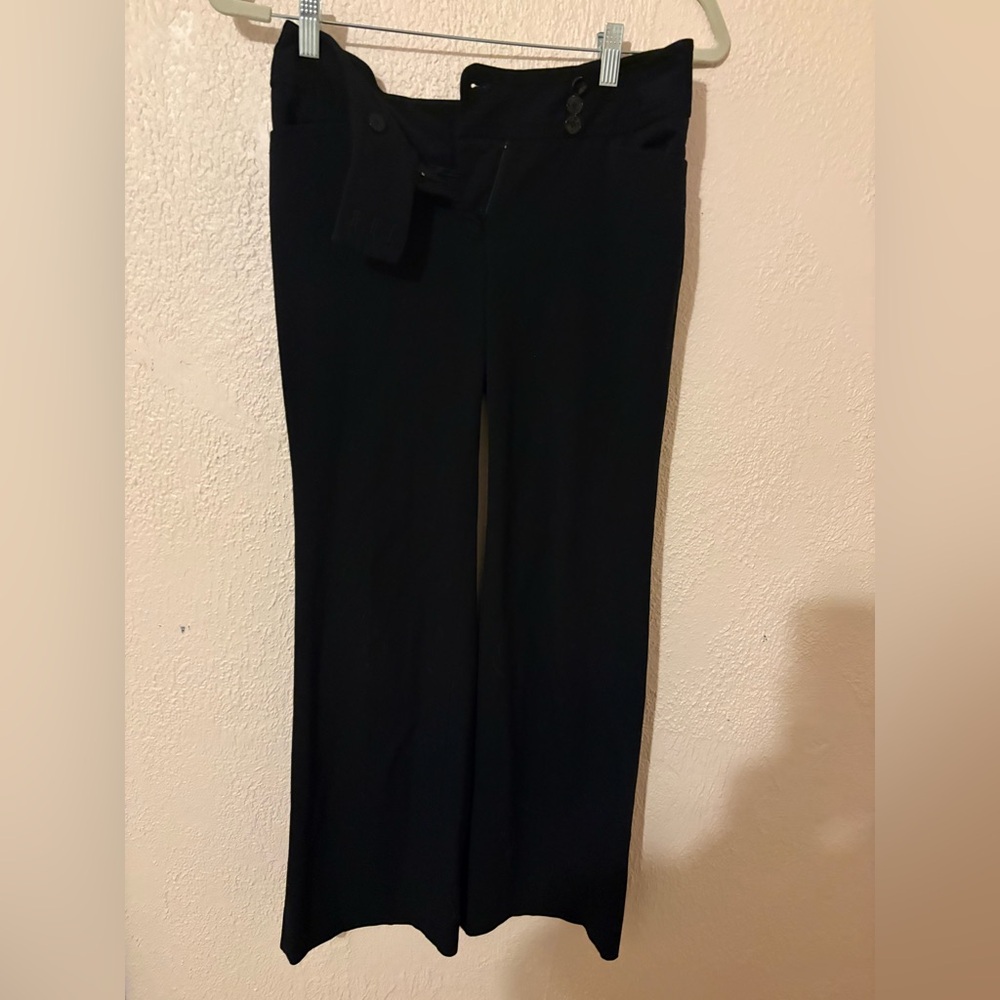 White House Black Market Black Modern Boot Pants